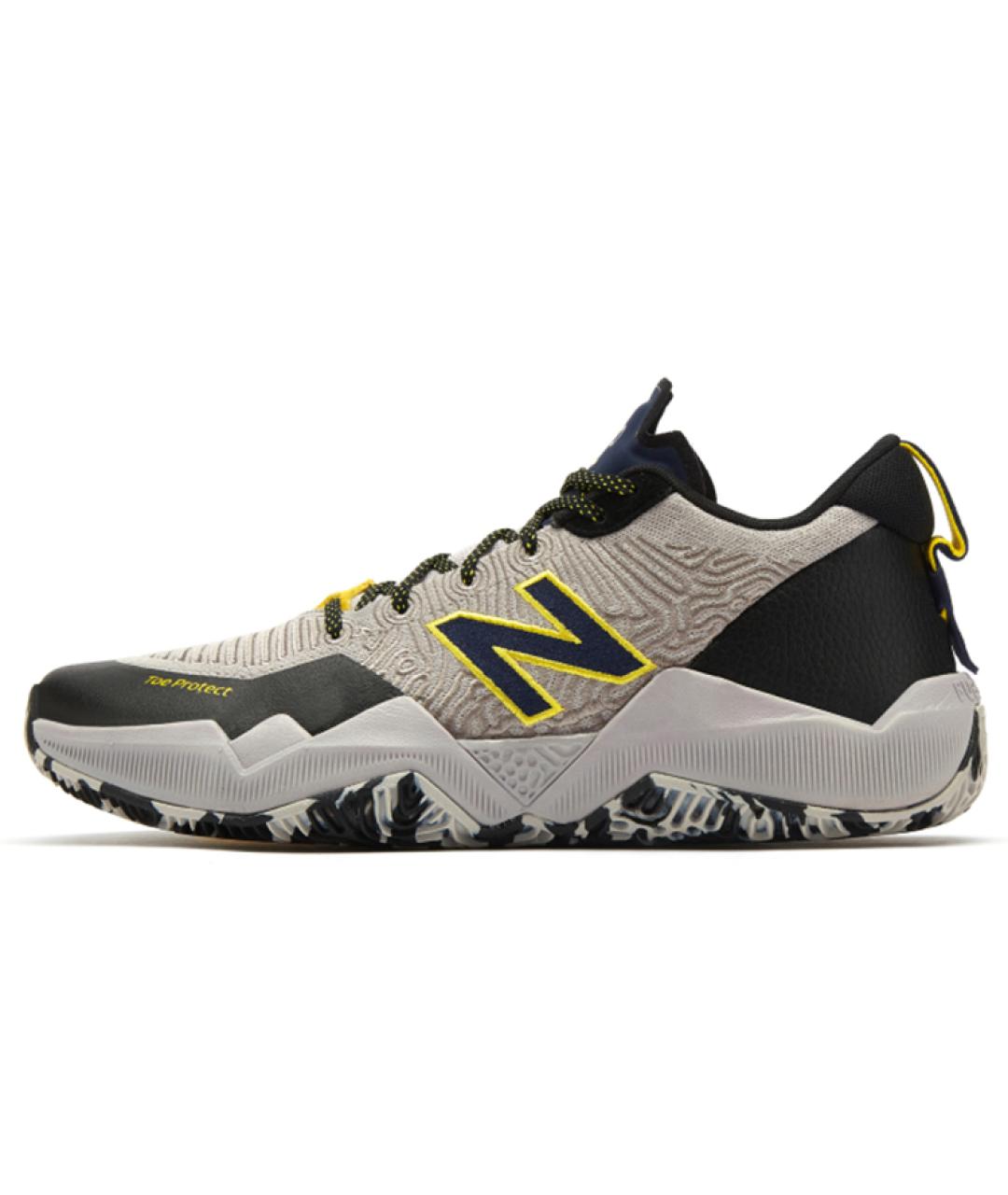 NEW BALANCE Серые кожаные высокие кроссовки / кеды, фото 5
