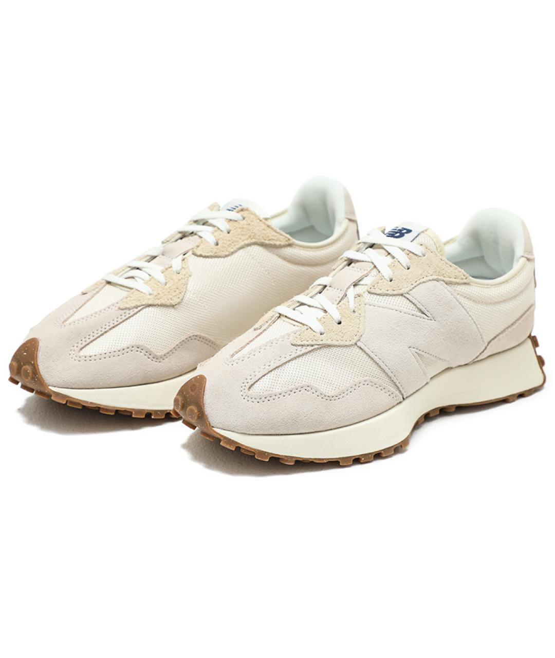 NEW BALANCE Бежевые кожаные кроссовки, фото 3