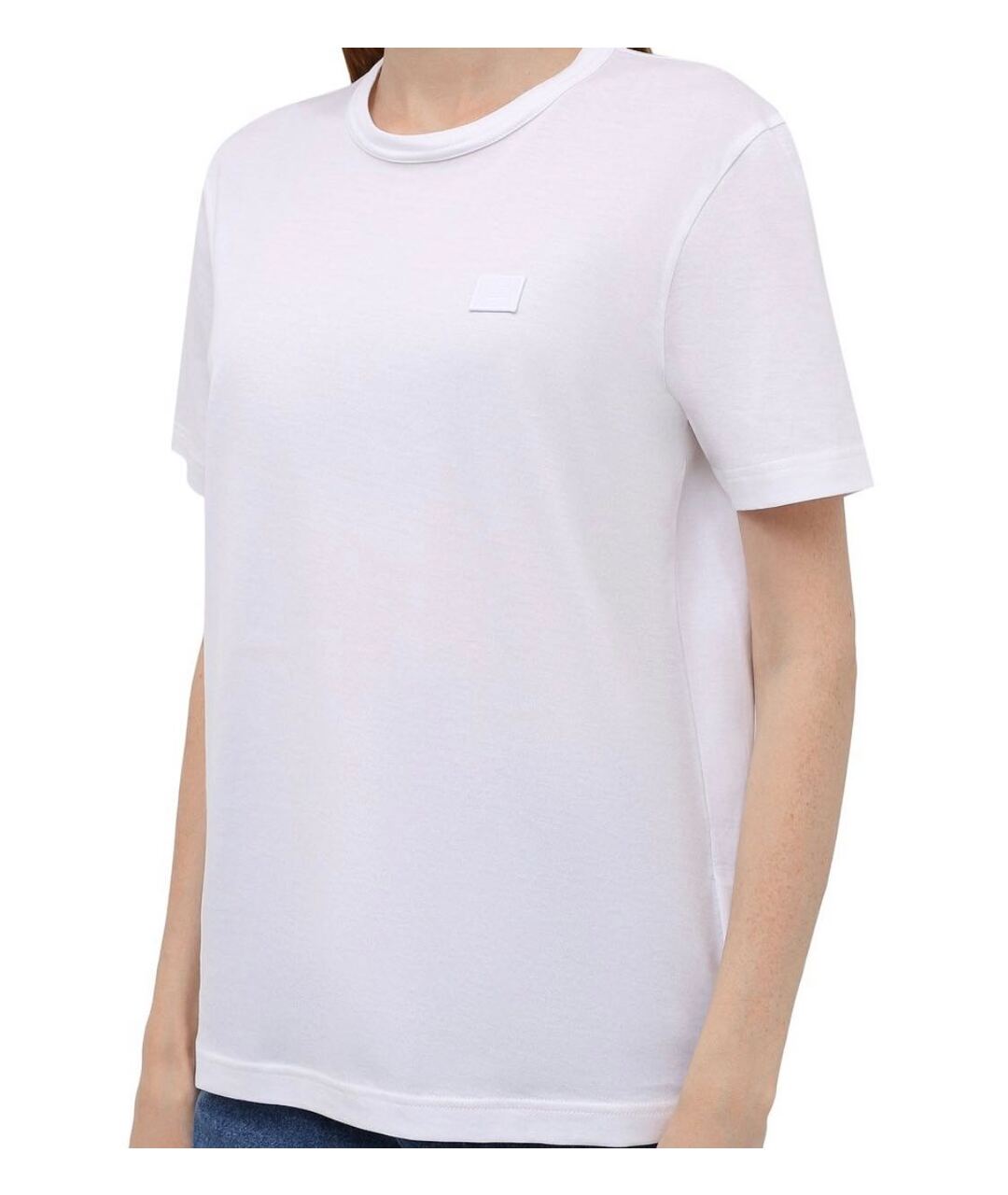 ACNE STUDIOS Белая хлопковая футболка, фото 2