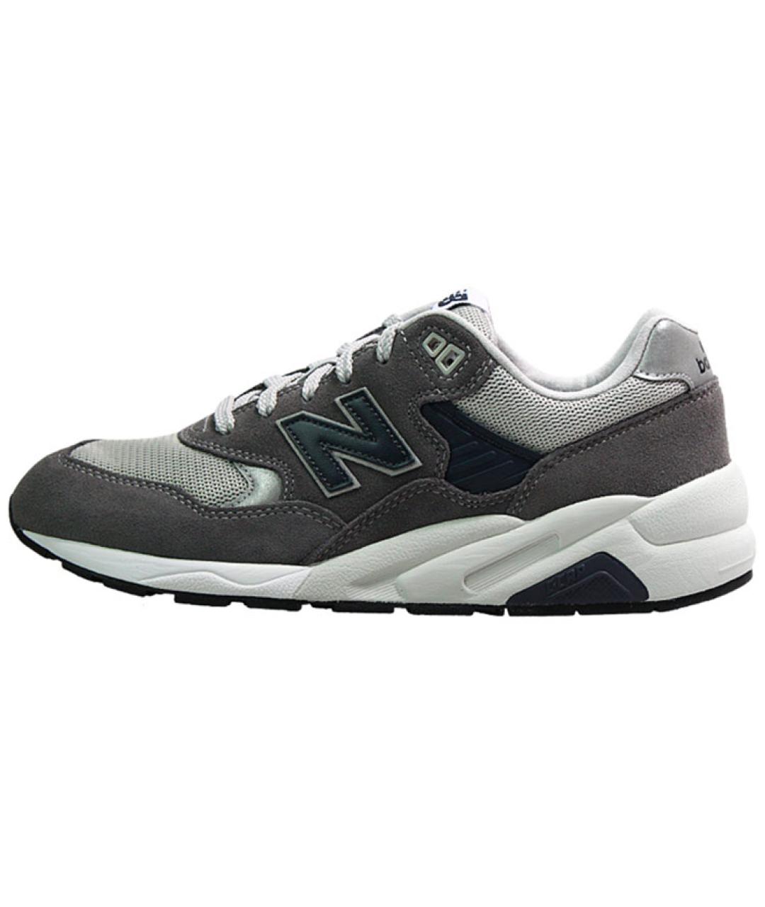 NEW BALANCE Серые кожаные кроссовки, фото 5