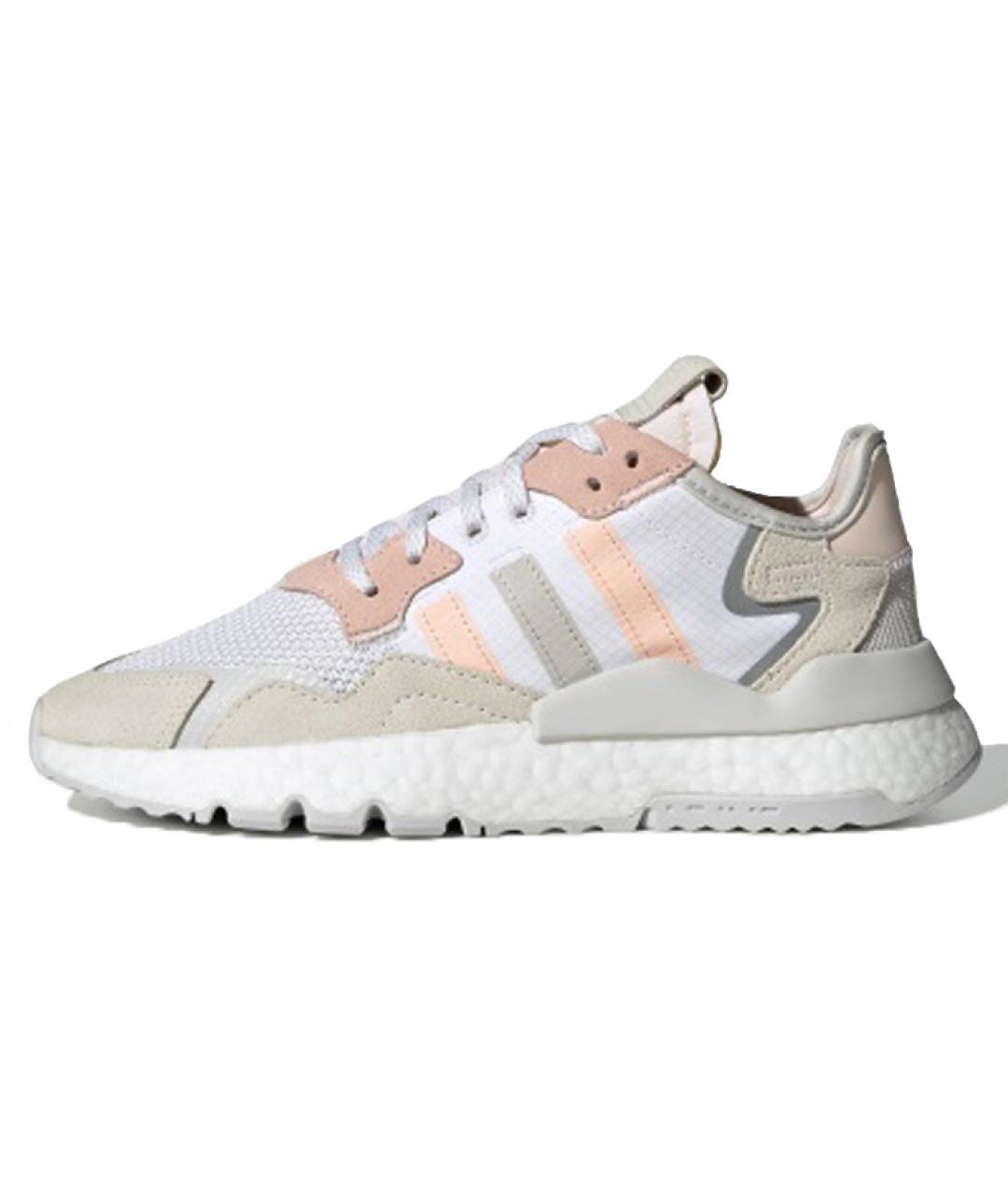 ADIDAS Бежевые кожаные кроссовки, фото 5