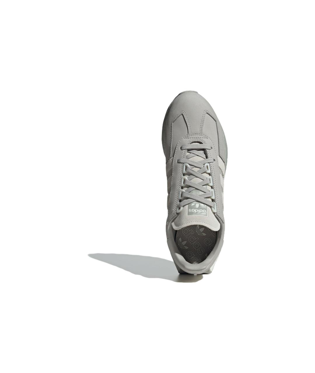 ADIDAS Серые кожаные кроссовки, фото 5
