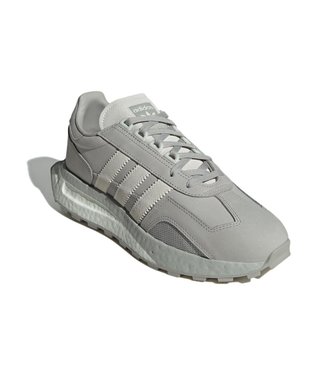 ADIDAS Серые кожаные кроссовки, фото 3