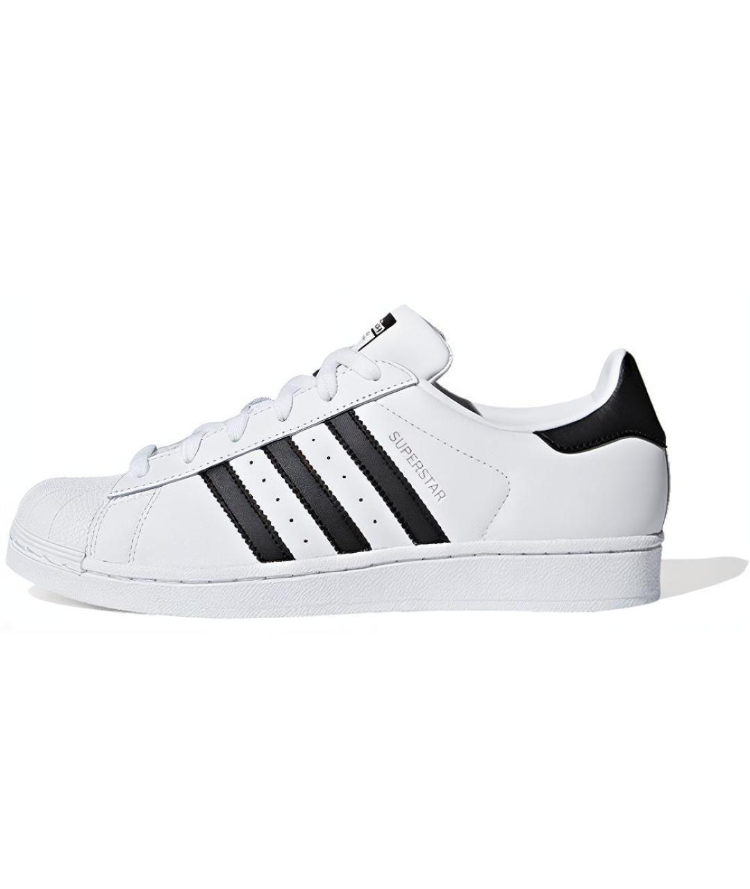 ADIDAS Белые кожаные кроссовки, фото 2