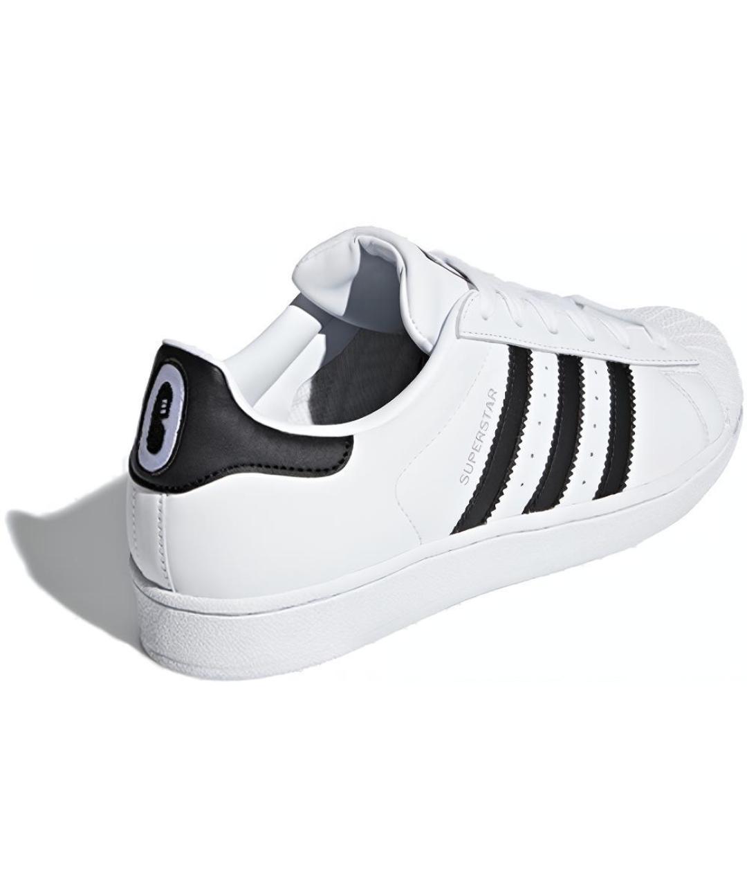 ADIDAS Белые кожаные кроссовки, фото 3