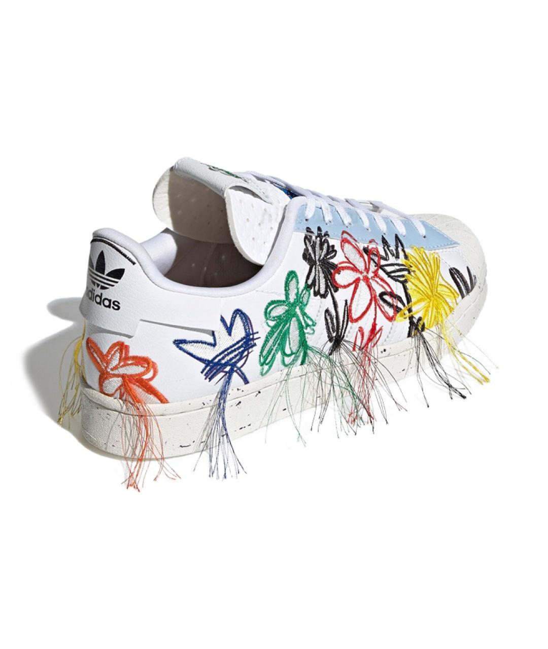 ADIDAS Мульти кожаные кроссовки, фото 4