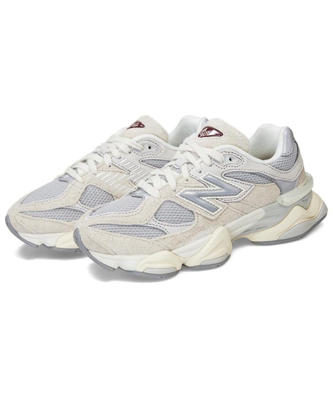 NEW BALANCE Серые замшевые кроссовки, фото 3
