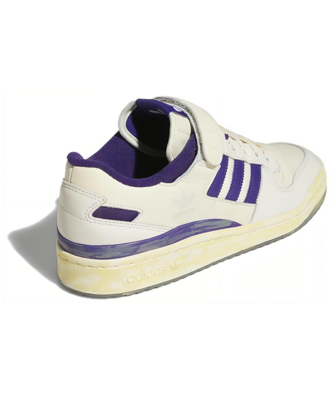 ADIDAS Белые кожаные кроссовки, фото 3