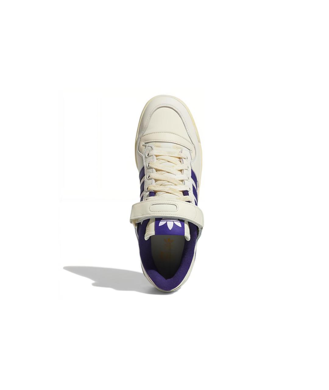ADIDAS Белые кожаные кроссовки, фото 4
