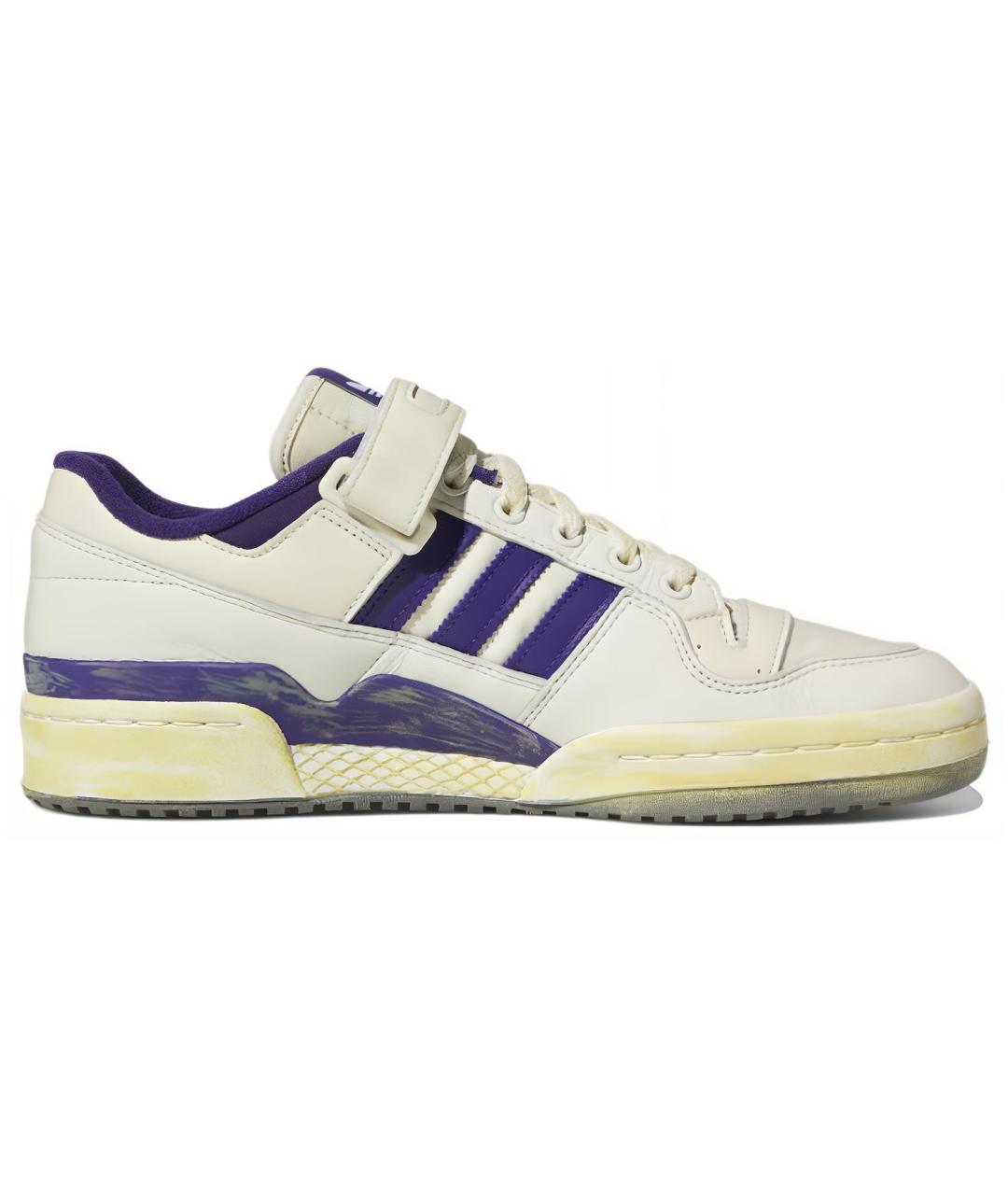 ADIDAS Белые кожаные кроссовки, фото 2