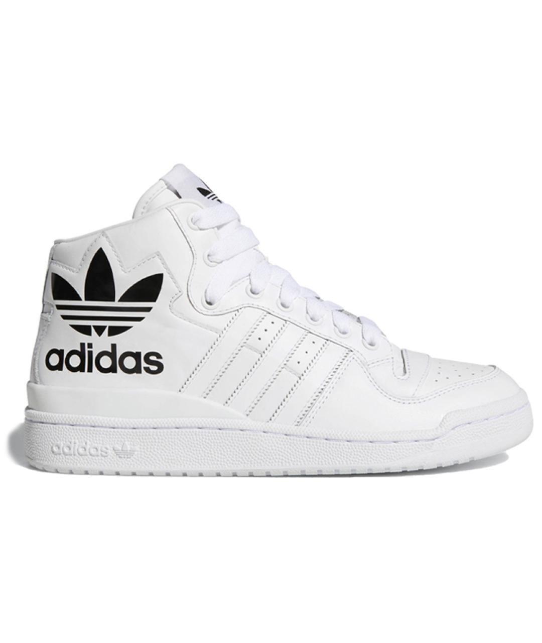 ADIDAS Белые кожаные кроссовки, фото 1