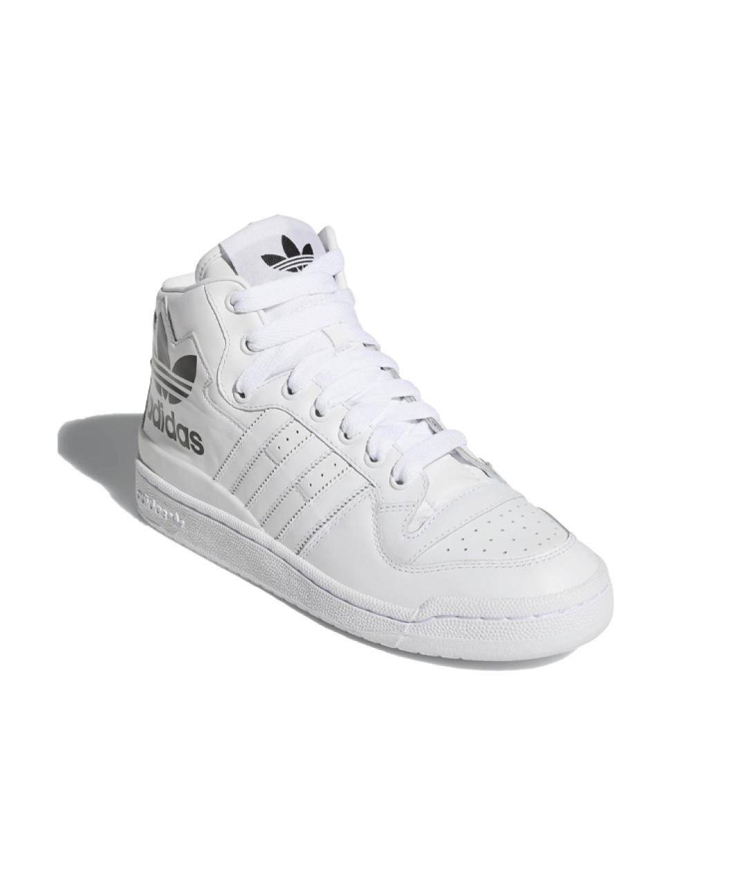 ADIDAS Белые кожаные кроссовки, фото 3