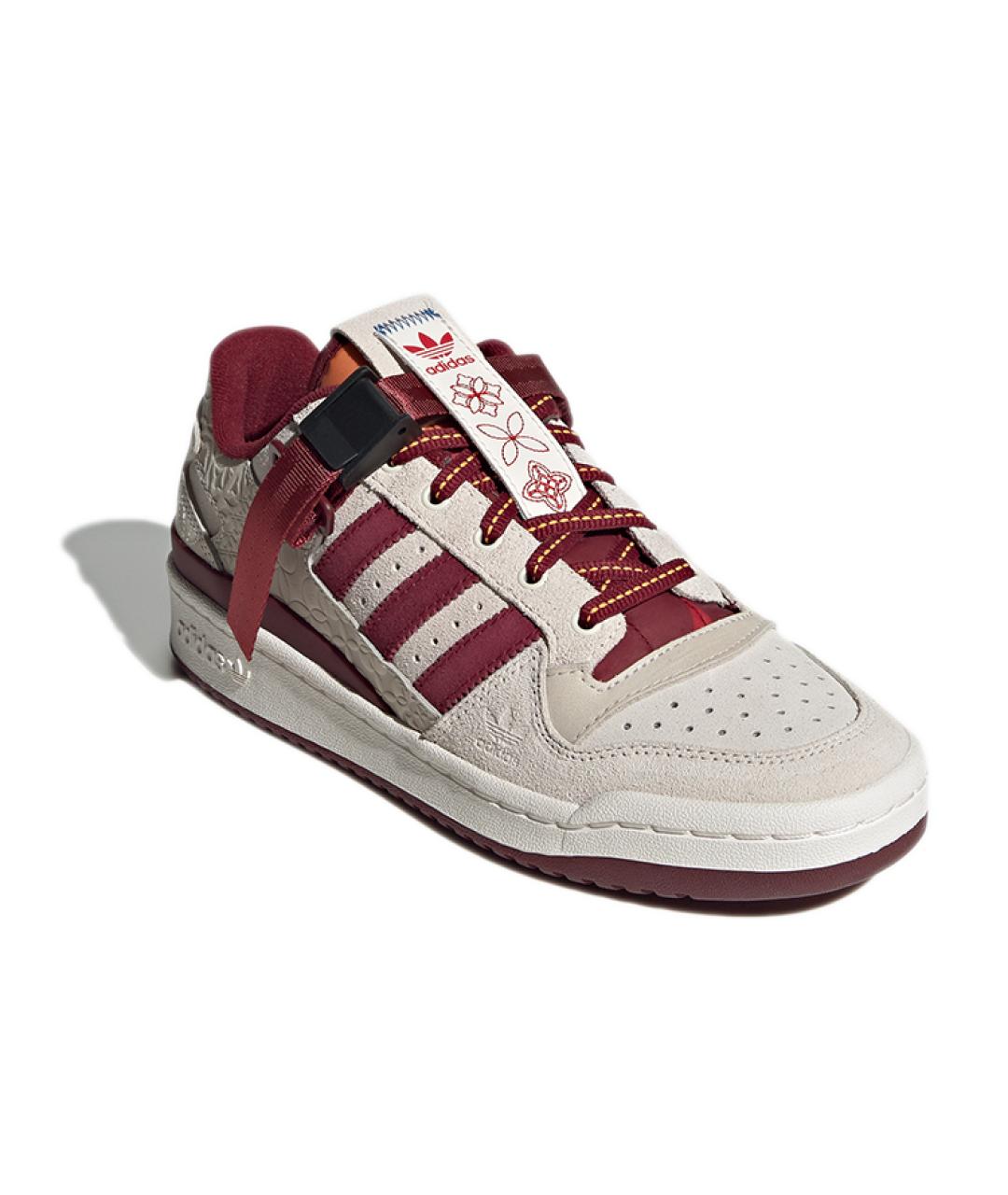 ADIDAS Бордовые кроссовки, фото 3