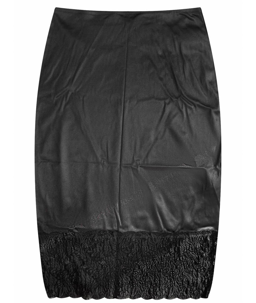 D.EXTERIOR Черная полиамидовая юбка миди, фото 1