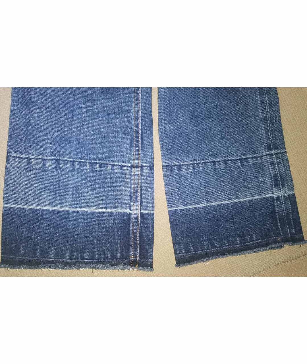 ERIKA CAVALLINI Синие хлопковые прямые джинсы, фото 6