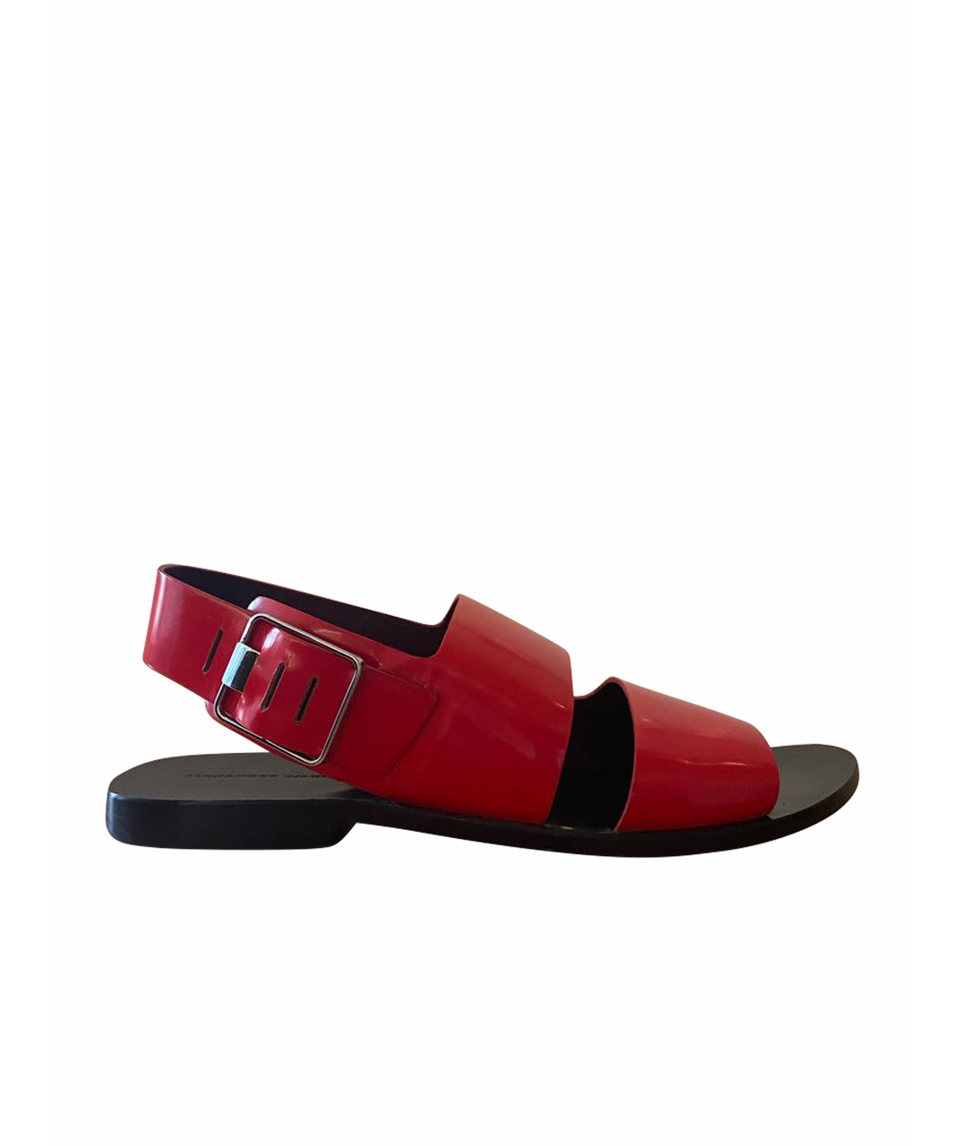 ALEXANDER WANG Красные кожаные сандалии, фото 1