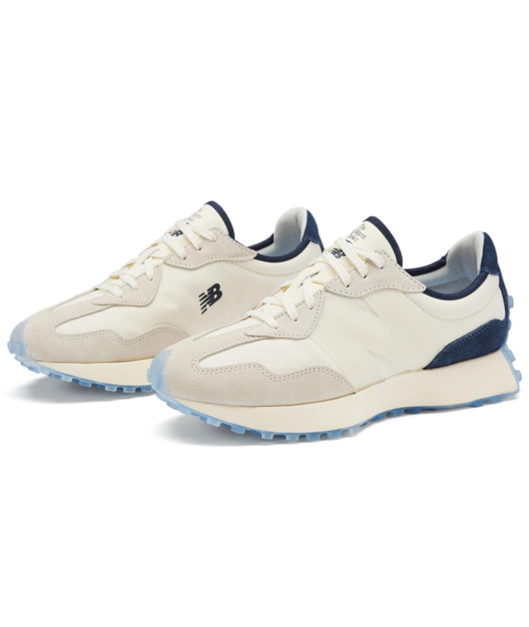 NEW BALANCE Бежевые кожаные кроссовки, фото 2