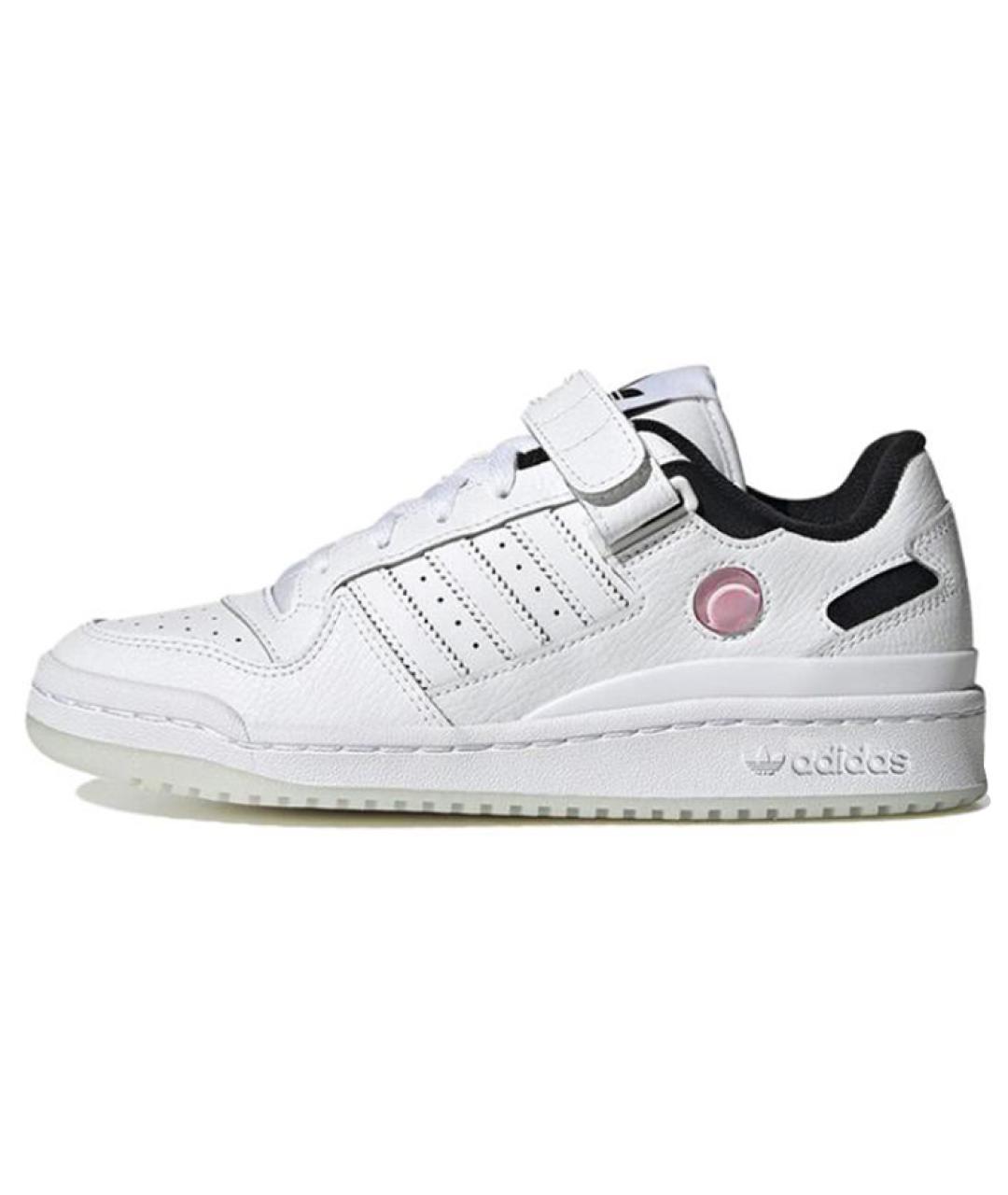 ADIDAS Белые кожаные кроссовки, фото 5