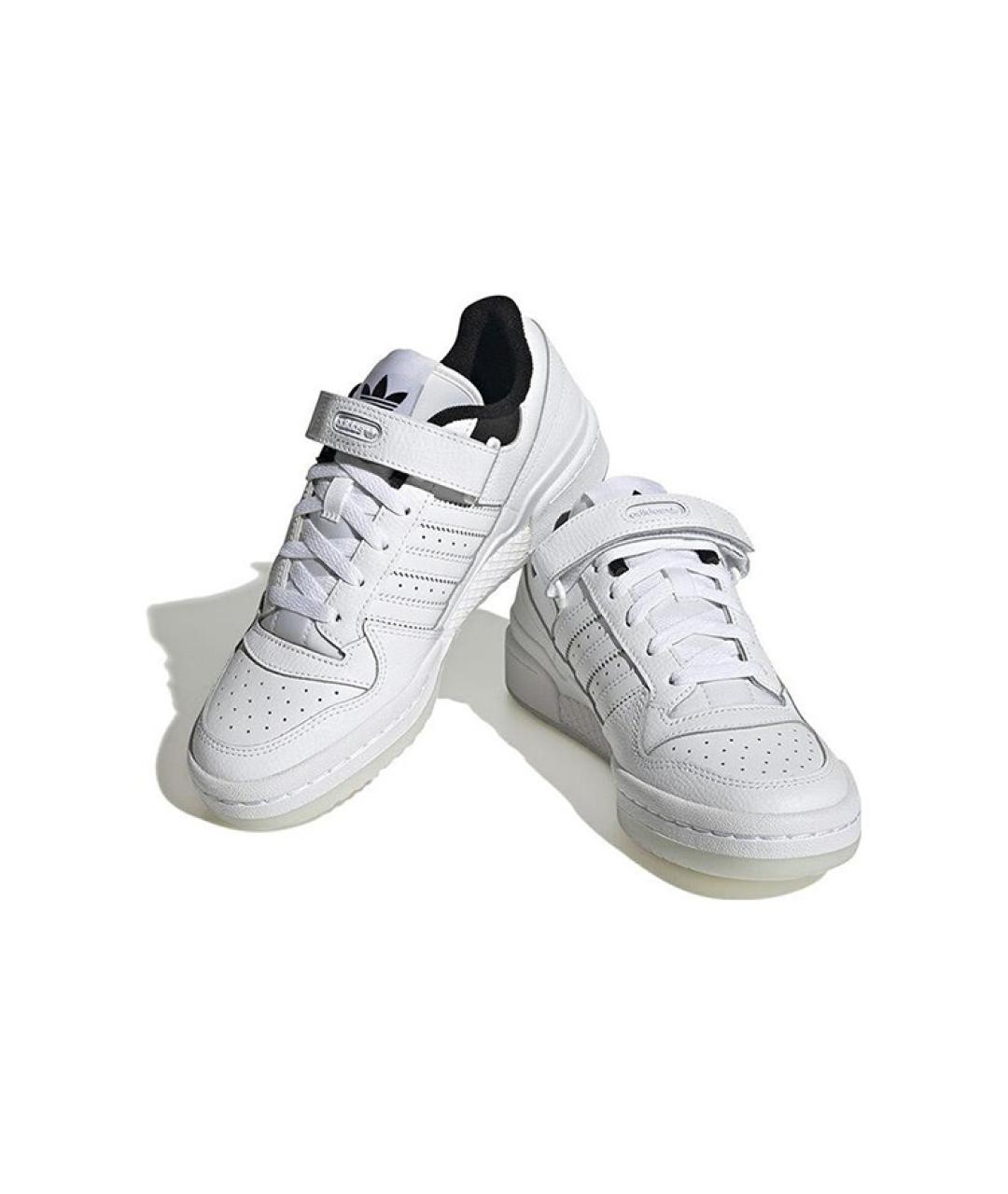 ADIDAS Белые кожаные кроссовки, фото 3