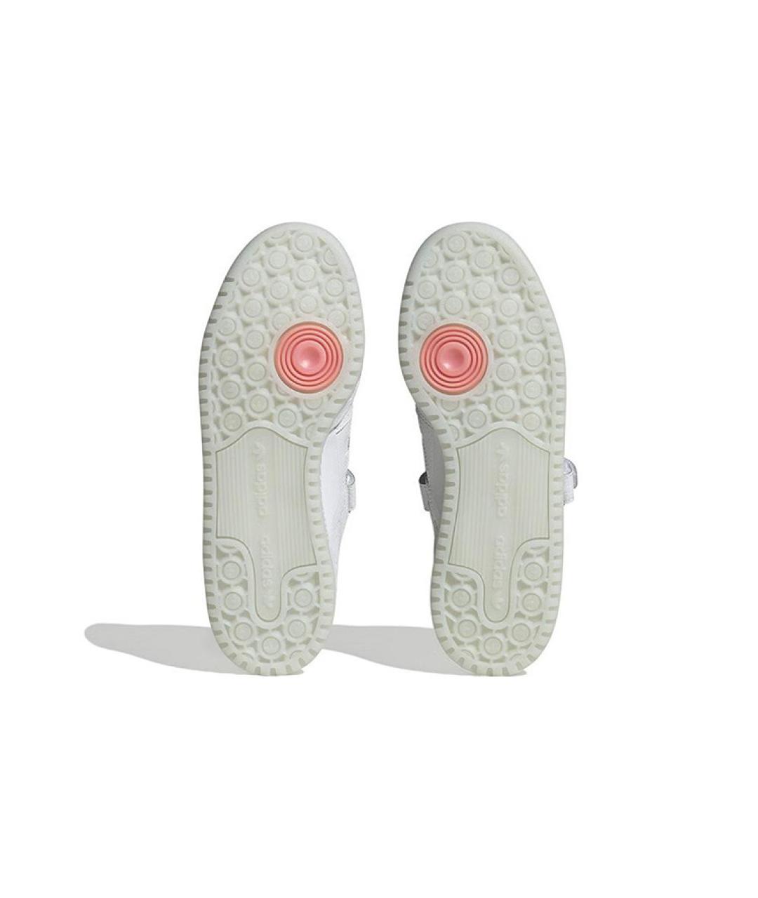 ADIDAS Белые кожаные кроссовки, фото 6