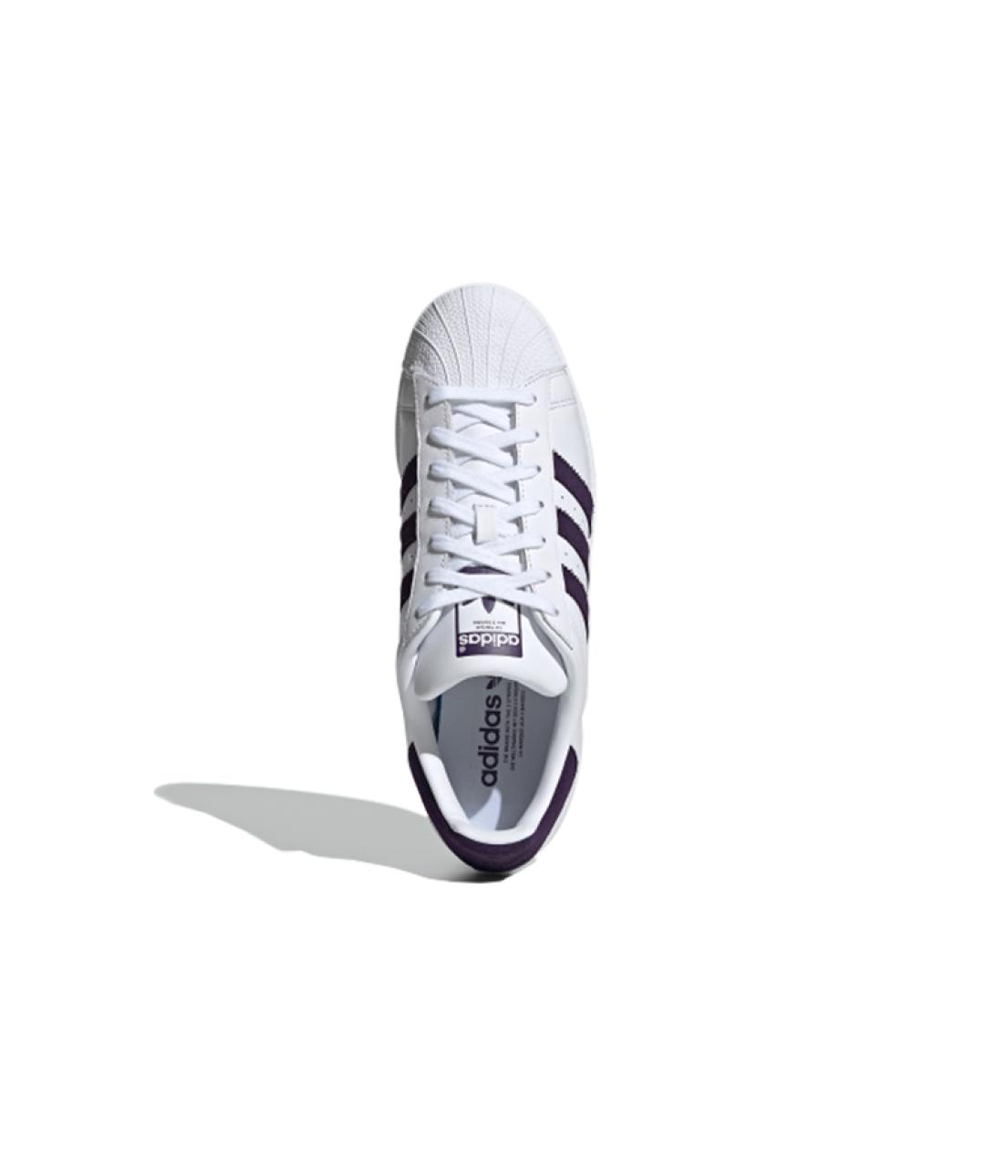 ADIDAS Белые кожаные кроссовки, фото 5
