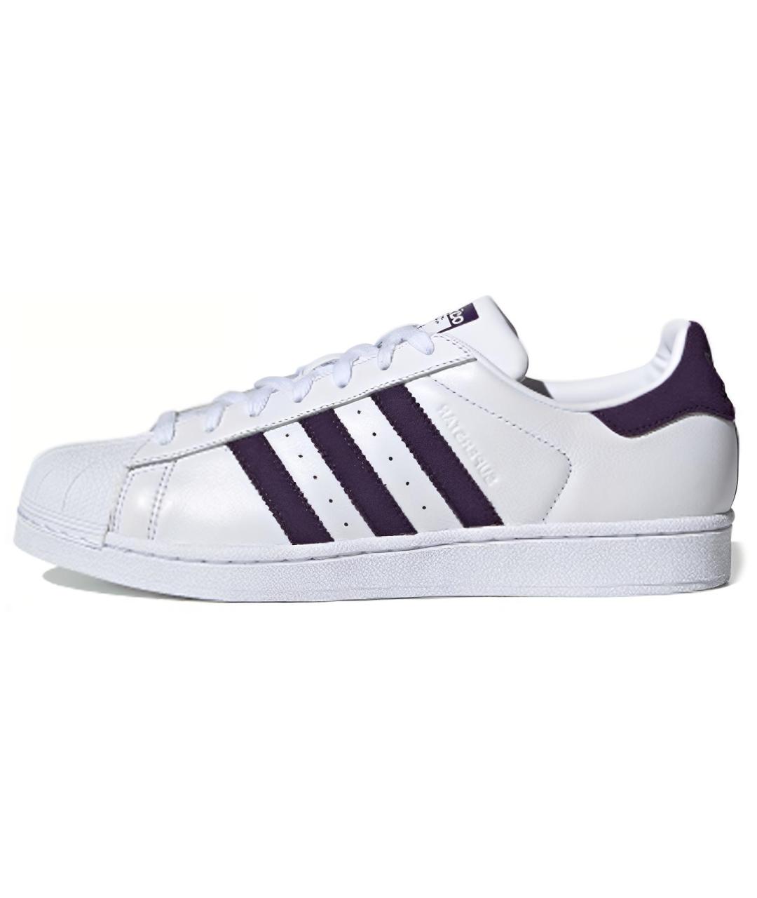 ADIDAS Белые кожаные кроссовки, фото 2