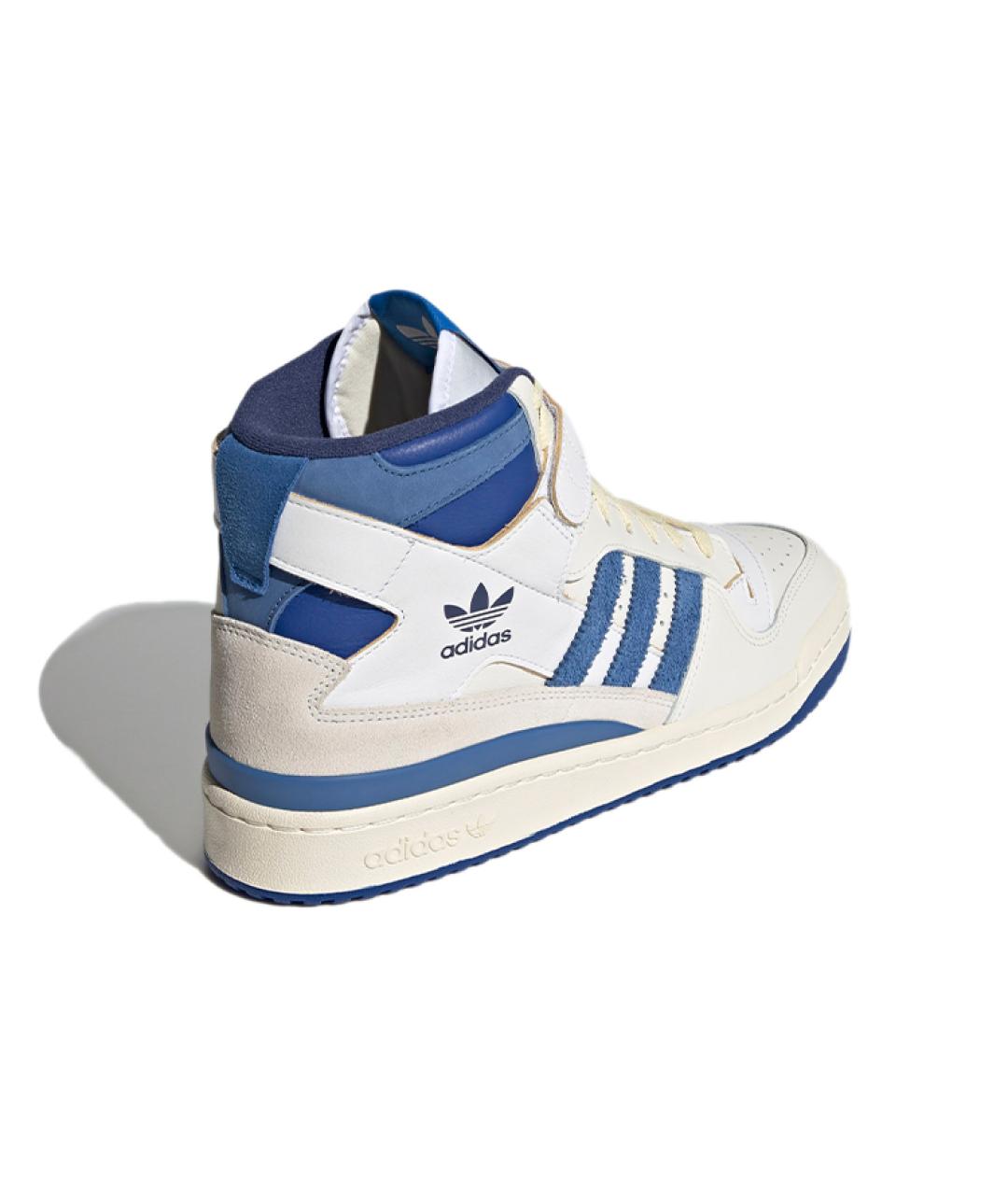 ADIDAS Белые кожаные кроссовки, фото 5
