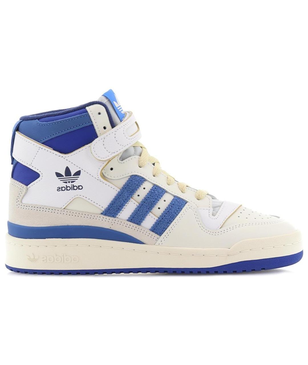 ADIDAS Белые кожаные кроссовки, фото 1
