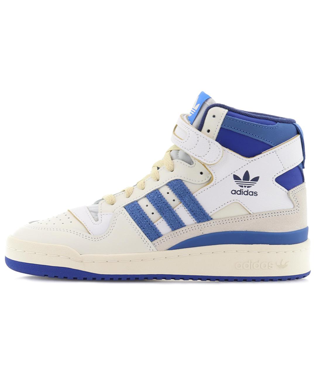 ADIDAS Белые кожаные кроссовки, фото 4