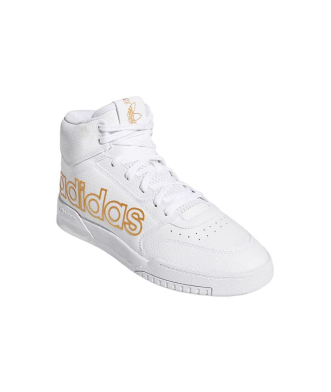 ADIDAS Белые кожаные кроссовки, фото 6