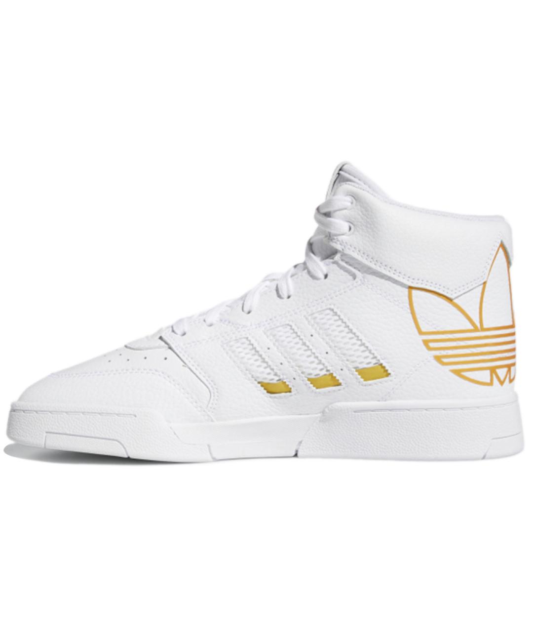 ADIDAS Белые кожаные кроссовки, фото 2