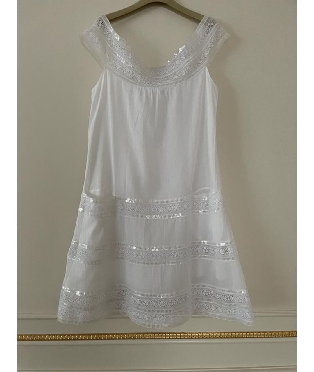 CHARO RUIZ Белое платье, фото 3