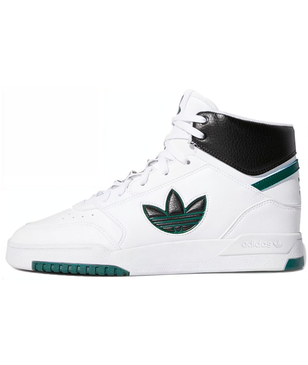 ADIDAS Белые кожаные кроссовки, фото 5