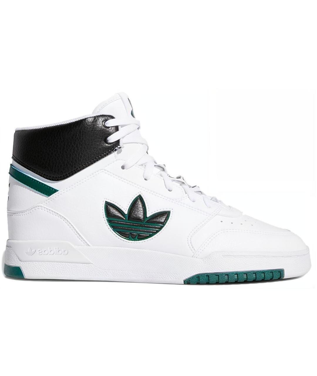 ADIDAS Белые кожаные кроссовки, фото 1