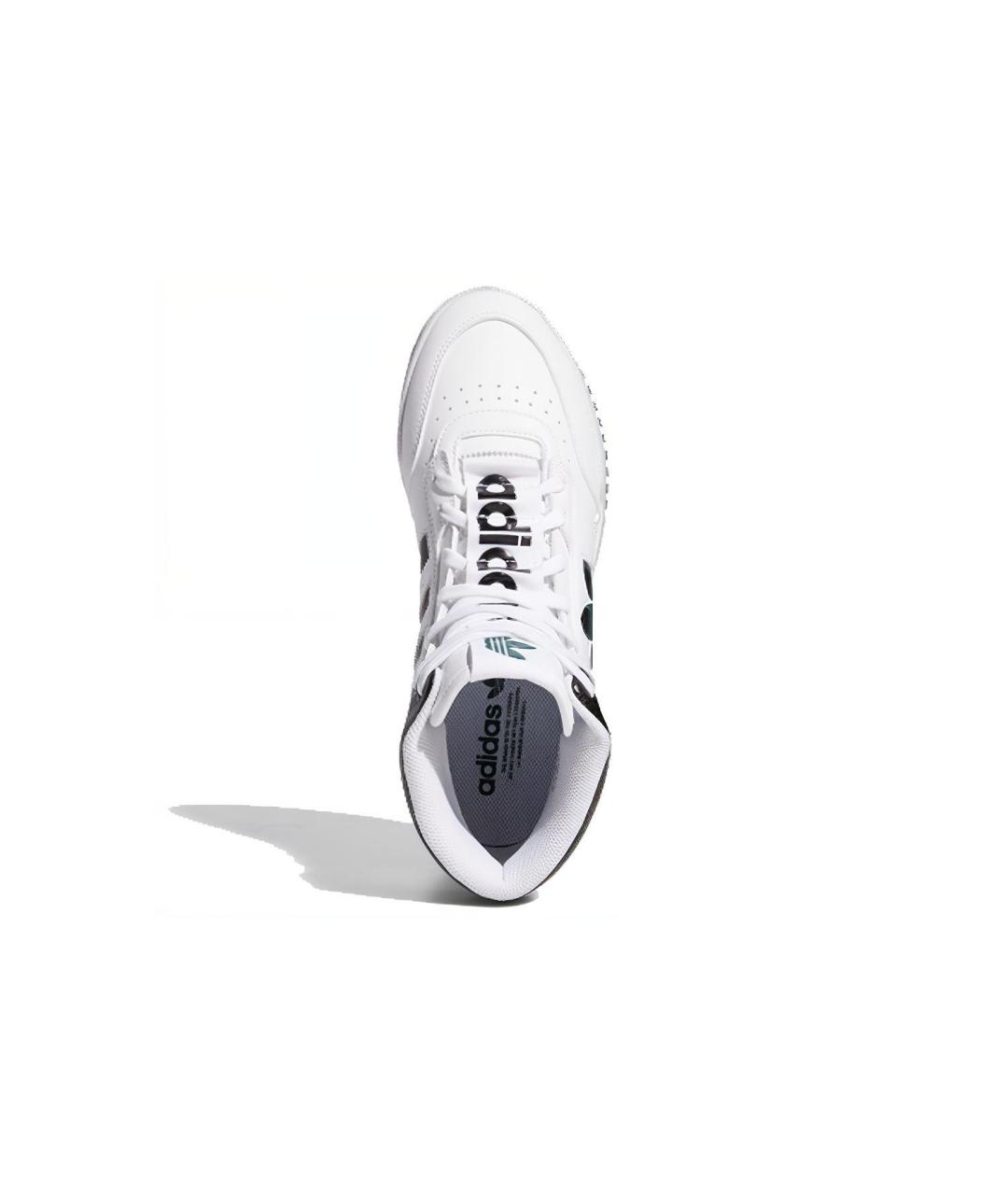 ADIDAS Белые кожаные кроссовки, фото 4