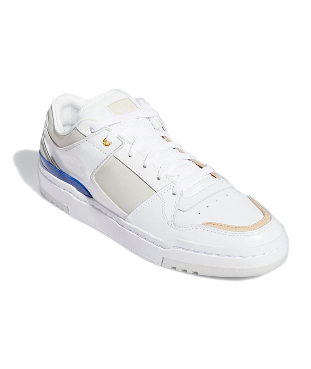 ADIDAS Белые кожаные кроссовки, фото 3
