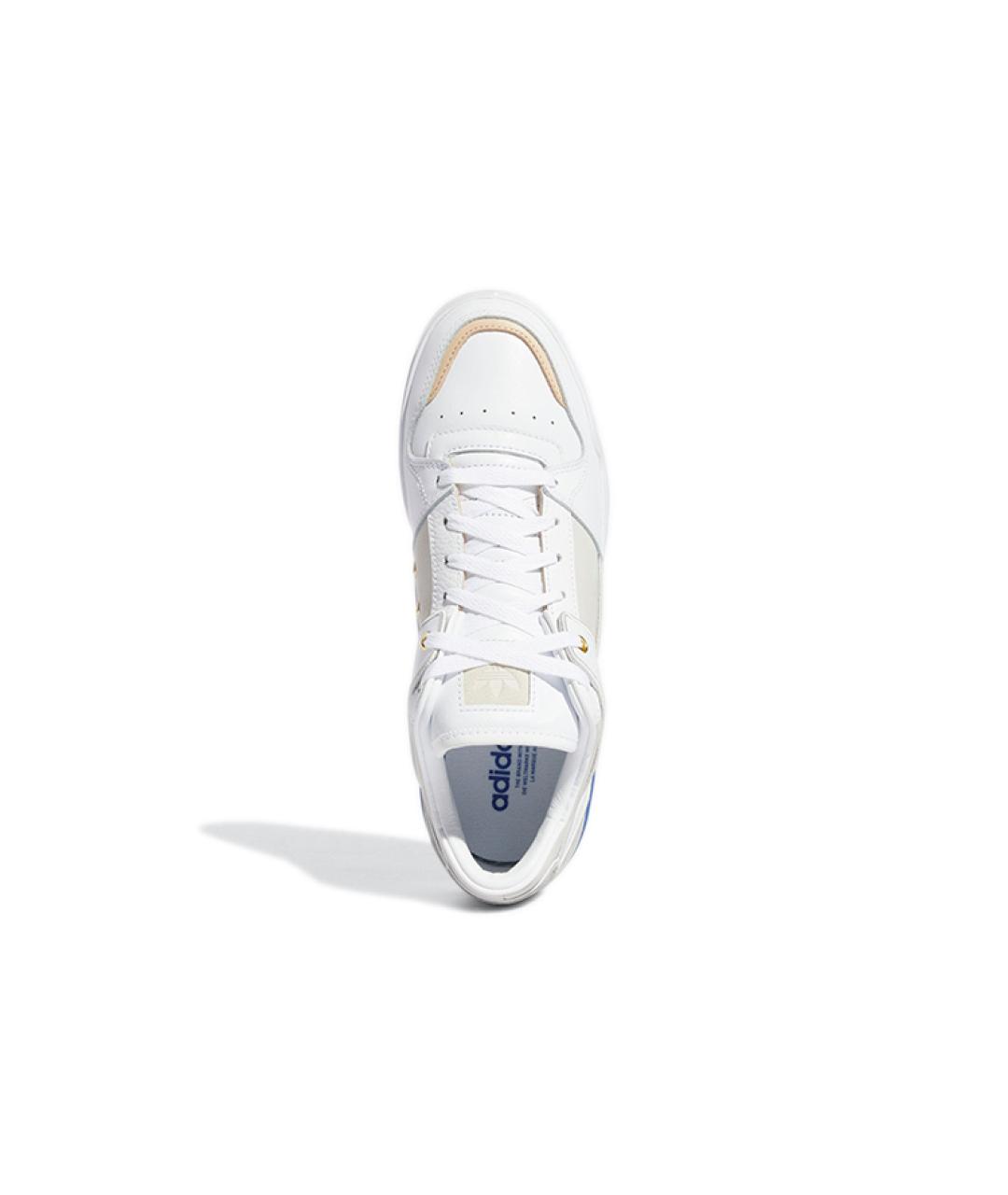 ADIDAS Белые кожаные кроссовки, фото 6