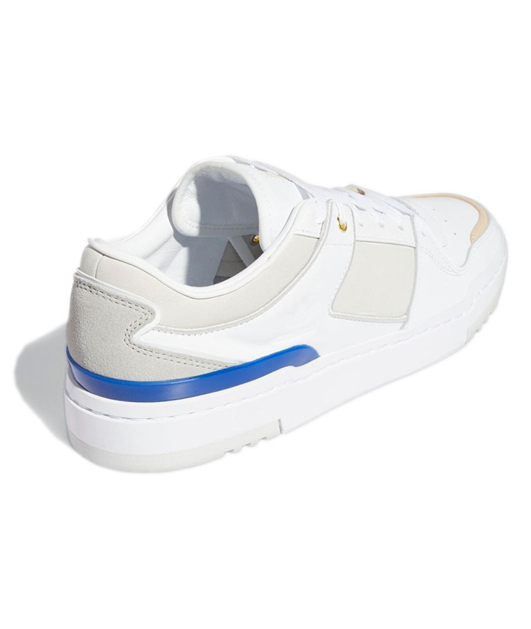 ADIDAS Белые кожаные кроссовки, фото 4