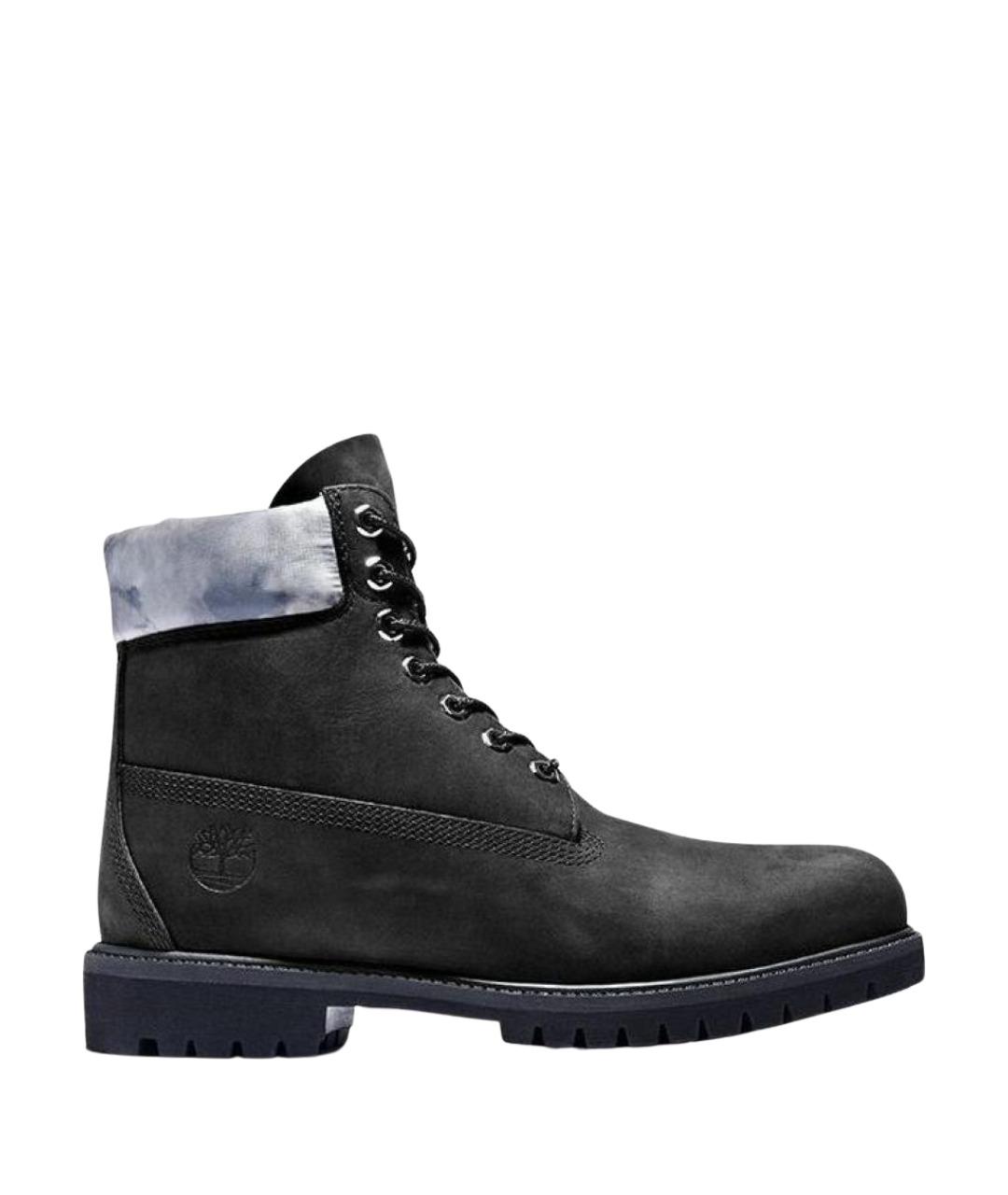 TIMBERLAND Черные нубуковые высокие ботинки, фото 1