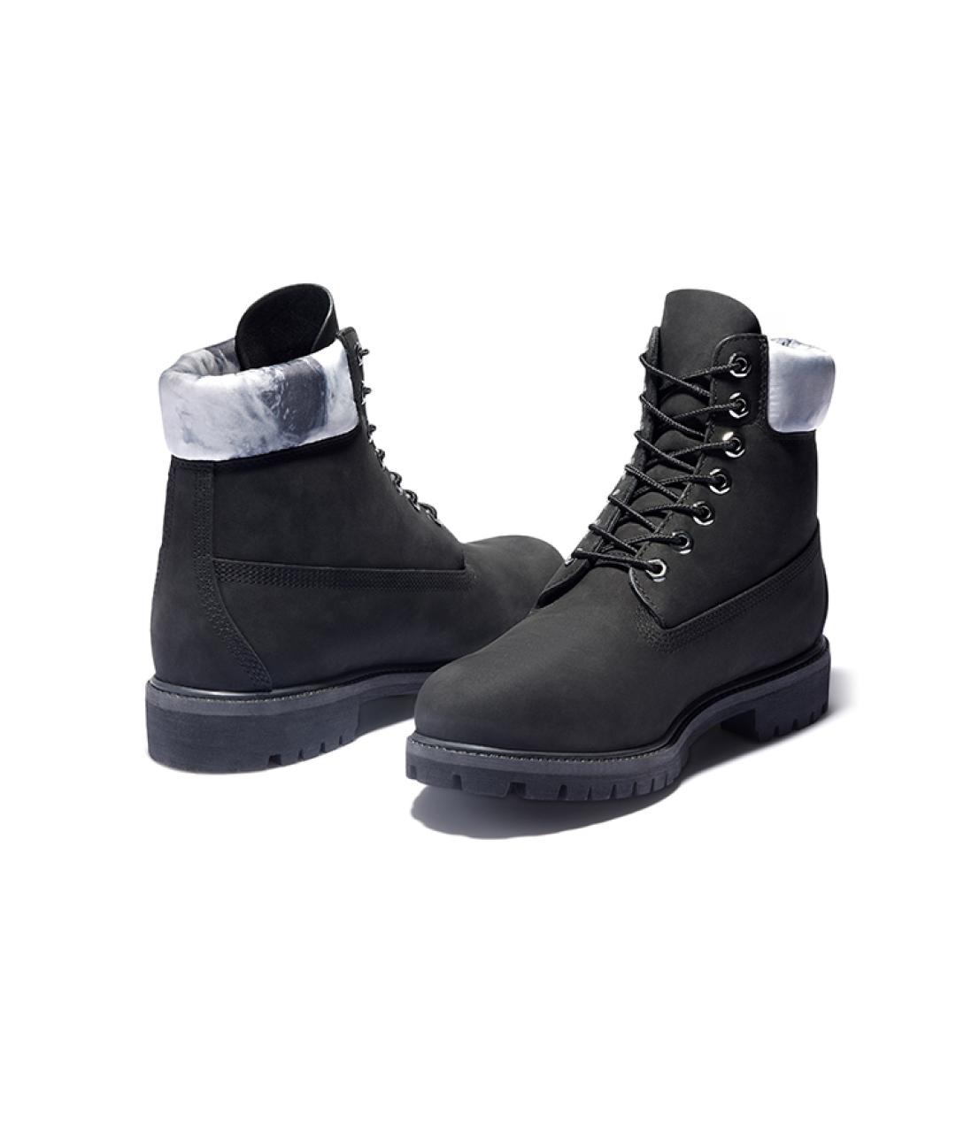 TIMBERLAND Черные нубуковые высокие ботинки, фото 3