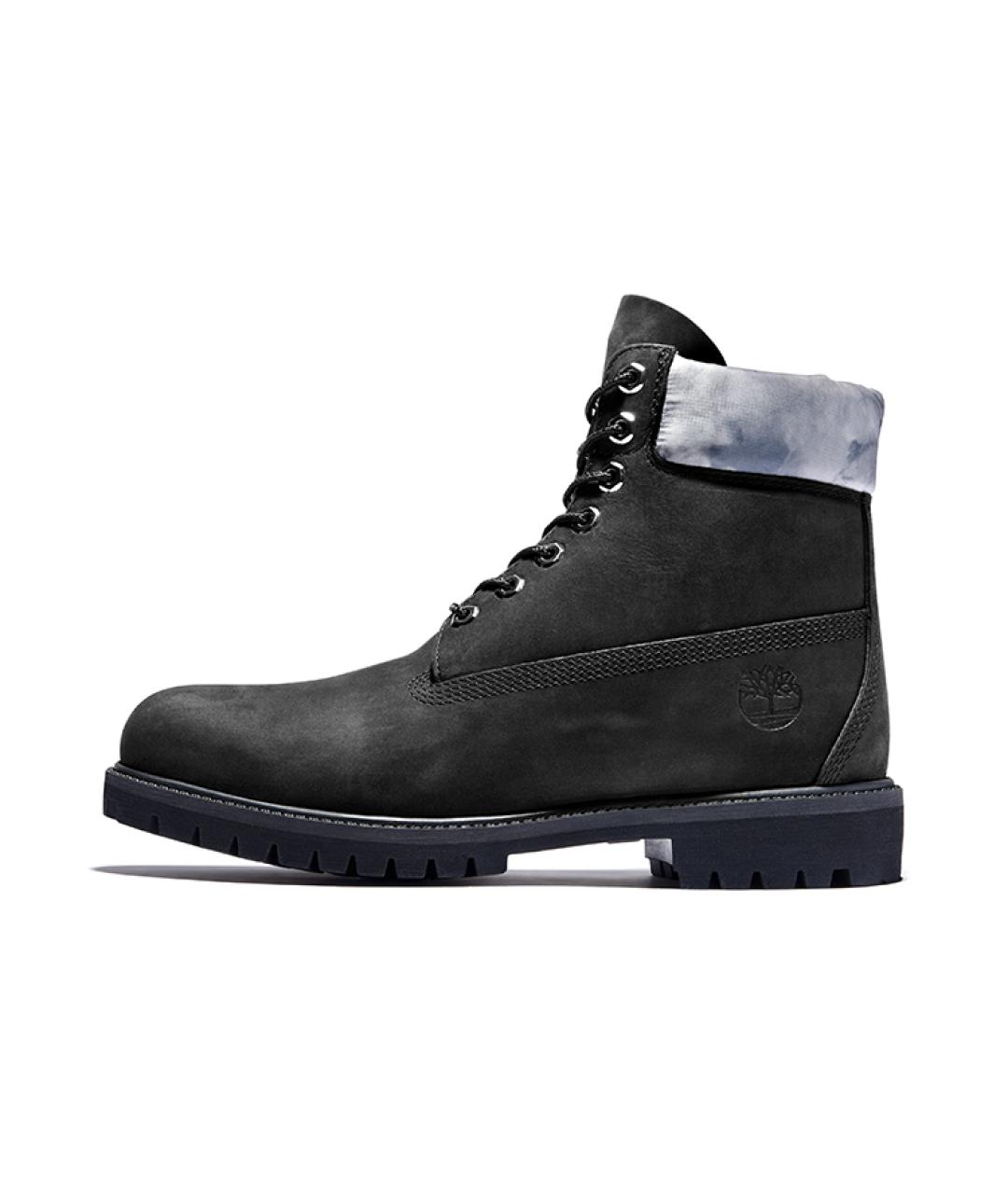 TIMBERLAND Черные нубуковые высокие ботинки, фото 2