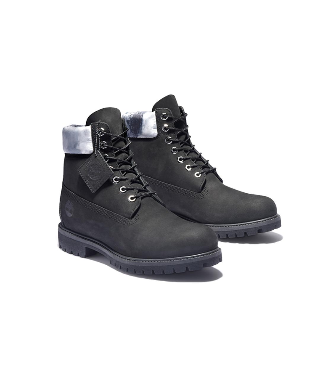 TIMBERLAND Черные нубуковые высокие ботинки, фото 4