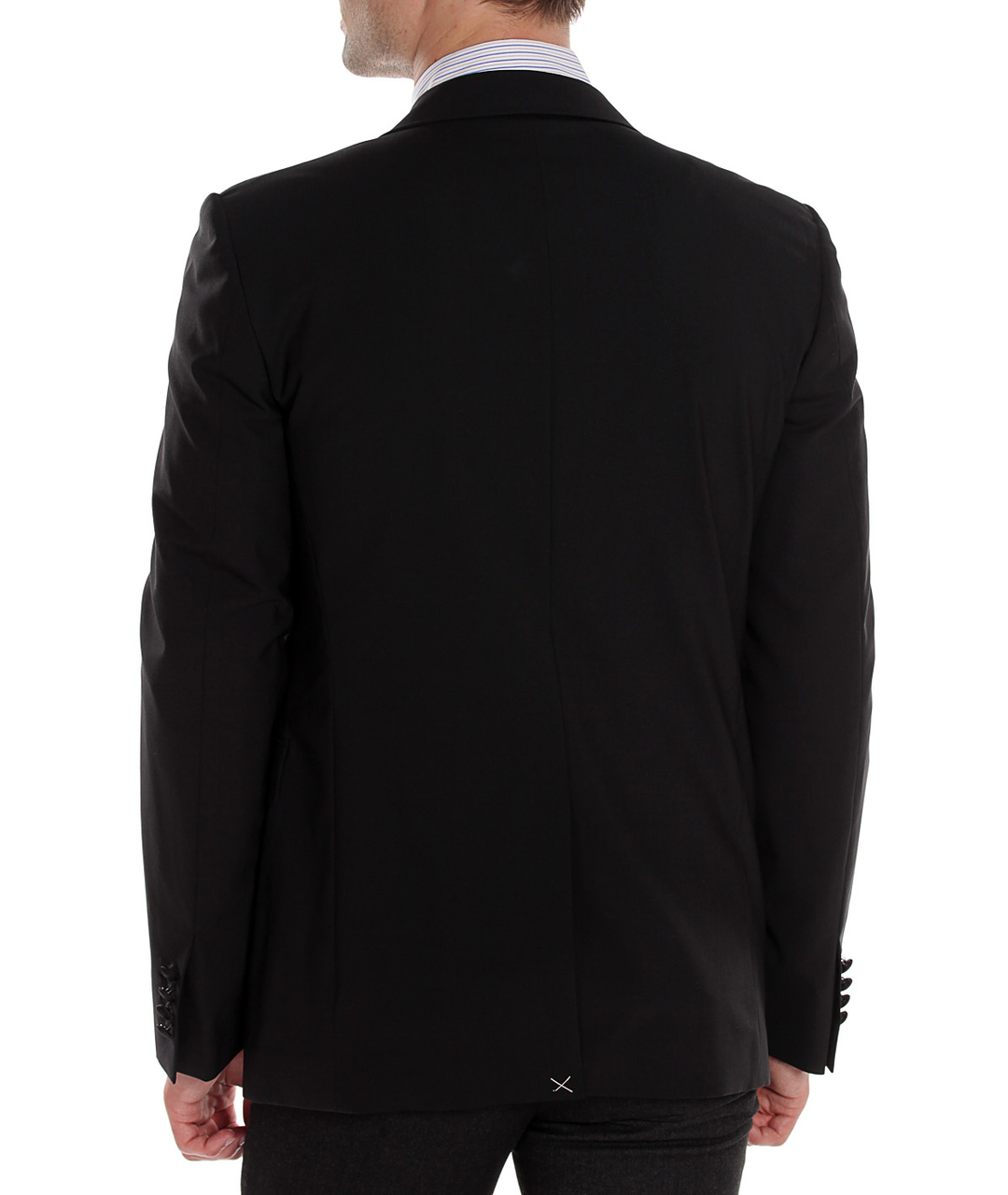 JOHN RICHMOND Черный шерстяной пиджак, фото 4