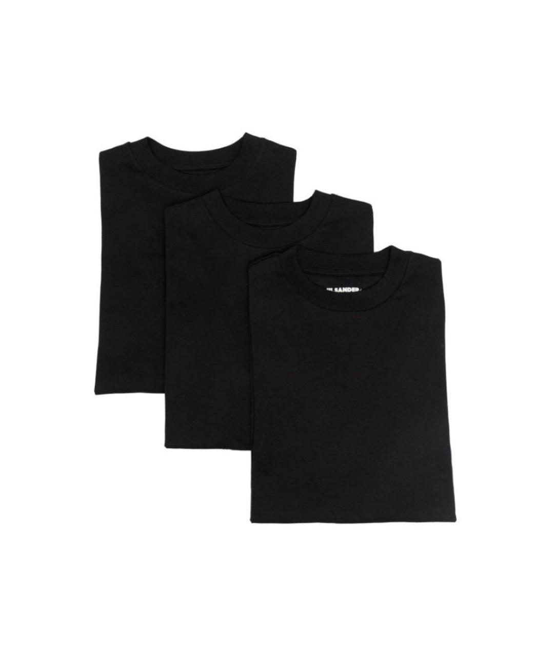JIL SANDER Черная футболка, фото 1