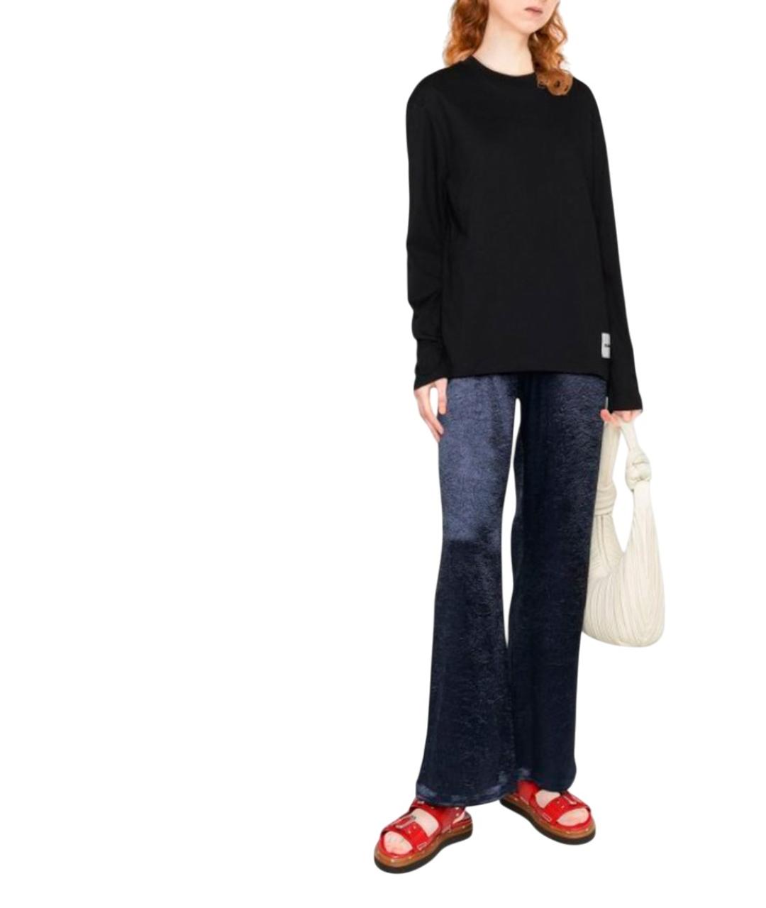 JIL SANDER Черная футболка, фото 2