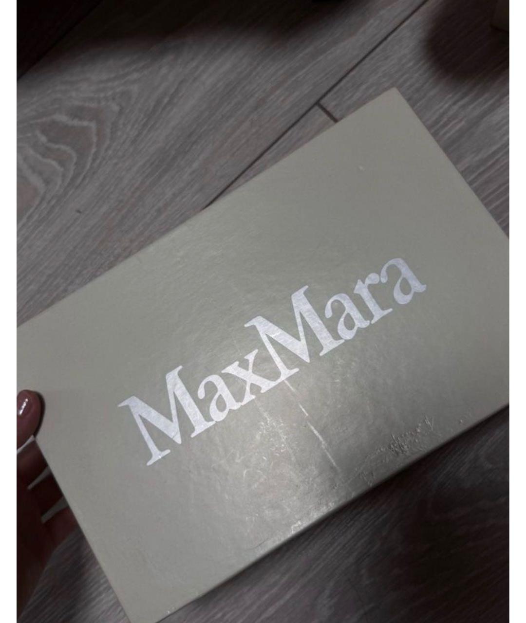 'S MAX MARA Коричневые кожаные туфли, фото 3