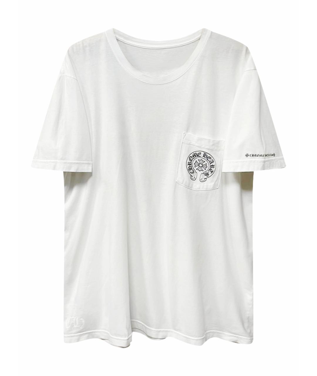 CHROME HEARTS Белая хлопковая футболка, фото 1
