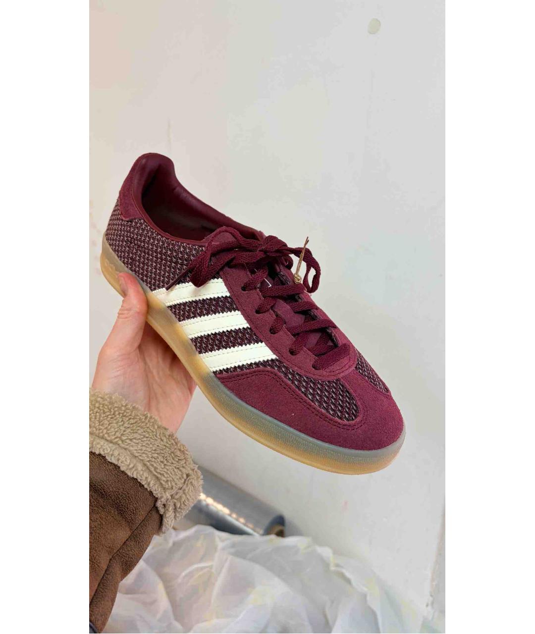 ADIDAS Бордовые кроссовки, фото 2