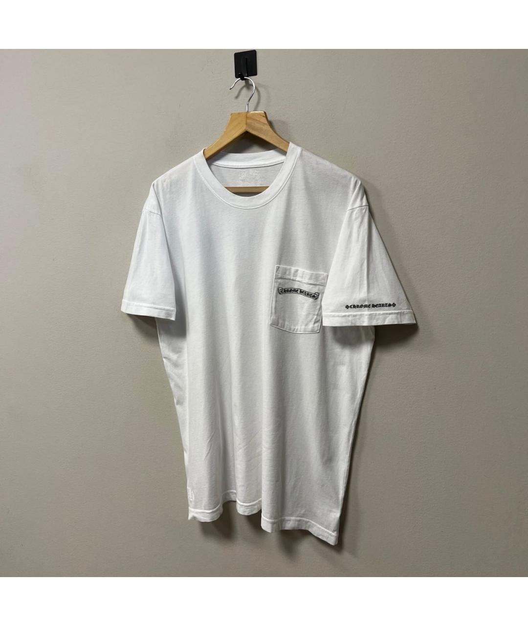 CHROME HEARTS Белая хлопковая футболка, фото 2