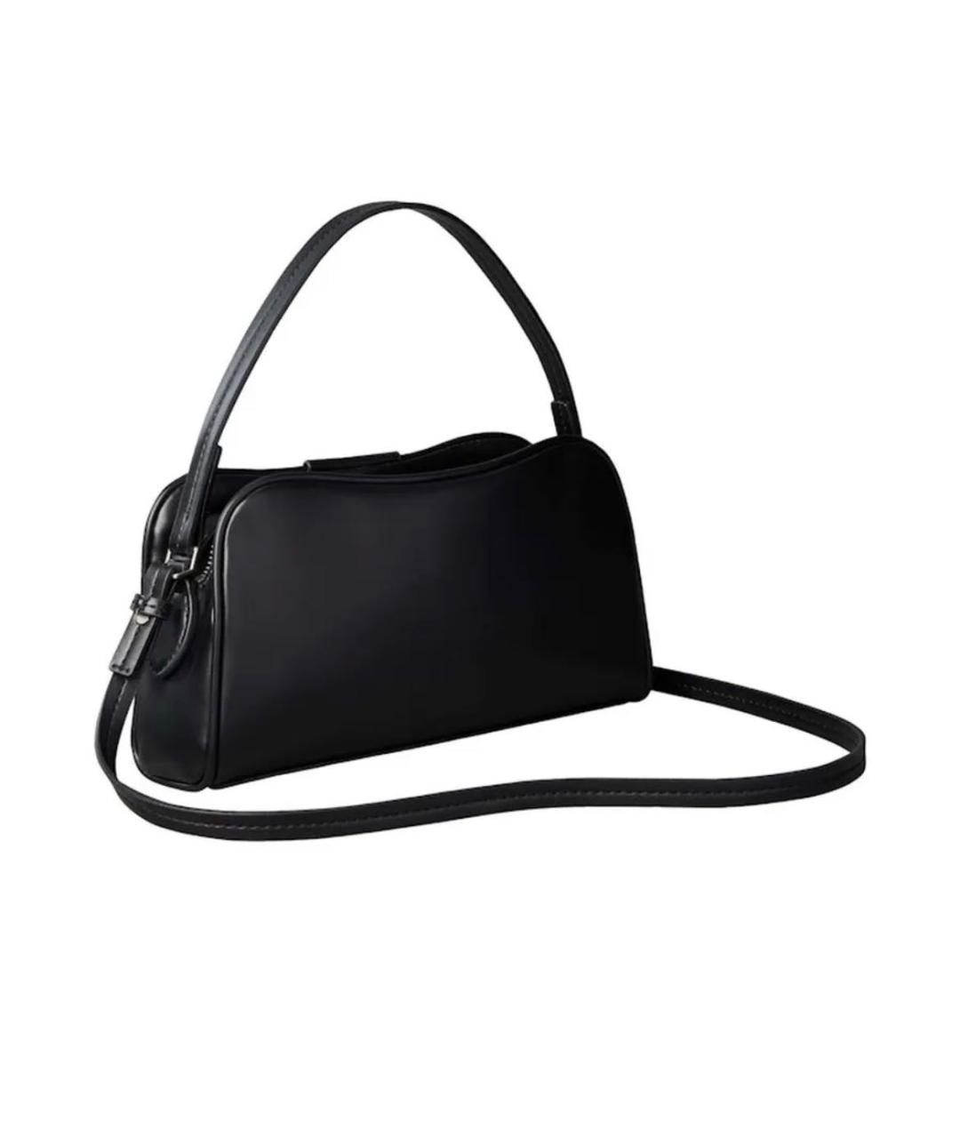 CALVIN KLEIN Черная сумка с короткими ручками из искусственной кожи, фото 2